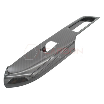 Real Carbon Fiber Window Switch Control Trim Covers V2 for 2024+ Ford Mustang