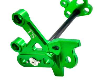 Custom CNC Aluminum Footpeg Bracket Assembly Surron