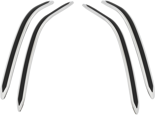 SHOW CHROME Saddlebag Scuff Strips 52-957