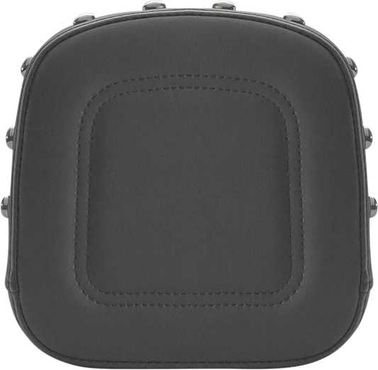 SADDLEMEN Sissy Bar Pad - Contoured - Black - Studded - FL '99-'23 0407Y