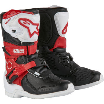 ALPINESTARS Kids Tech 3S Boots - Red/Black/White - US 13 2014524-2030-13