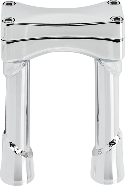 BILTWELL Risers - Murdock - Oversized - 6" - Chrome 6413-105-06