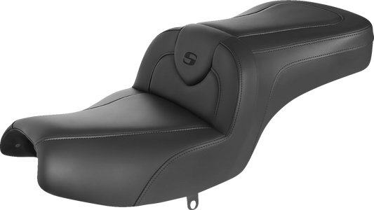 SADDLEMEN RoadSofa Seat - without Backrest - Black w/ Black Stitching - Challenger '20-'22 I20-06-187