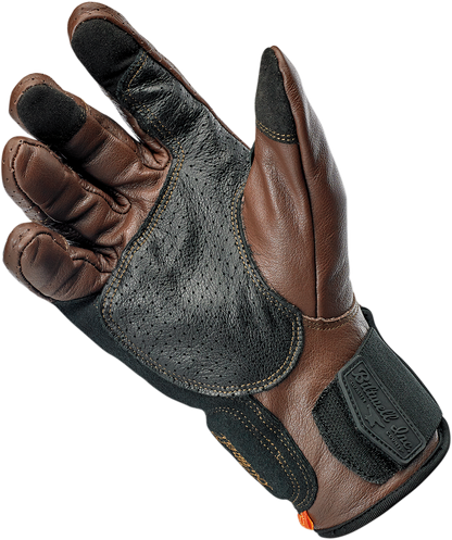 BILTWELL Borrego Gloves - Chocolate/Black - Medium 1506-0201-303