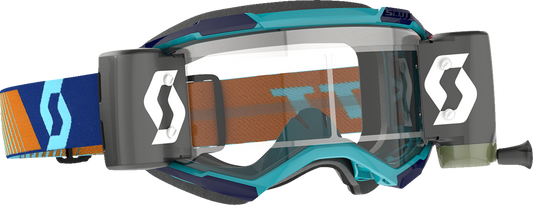 SCOTT Fury WFS Goggles - Royal Blue/Orange - Clear Works 278596-7436113
