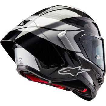 ALPINESTARS Supertech R10 Helmet - Element - Carbon/Silver/Black - XL 8200324-1368-XL