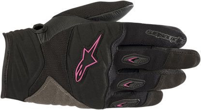 ALPINESTARS Women Stella Shore Gloves - Black/Fuchsia - Medium 3516318-1039-M