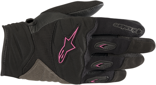 ALPINESTARS Women Stella Shore Gloves - Black/Fuchsia - Large 3516318-1039-L