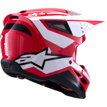 ALPINESTARS SM3 Helmet - Heat - Gloss Red/White/Black - Medium 8301026-3126-M