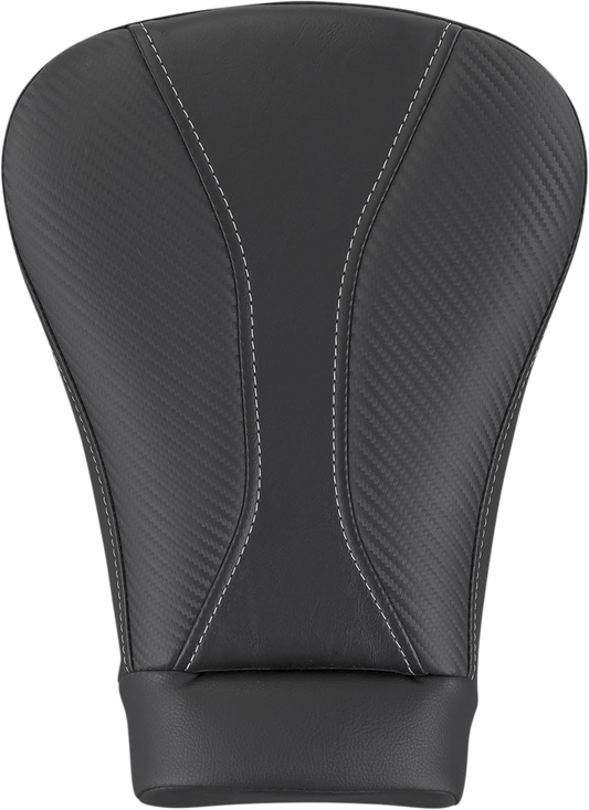 SADDLEMEN Dominator Pillion Pad - Sport - Black w/ Gray Stitching - FL '08-'23 808-07B-0242L
