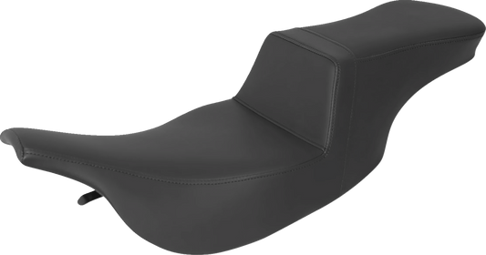 SADDLEMEN Step-Up Seat - Smooth - Black - FLH 897-07-194