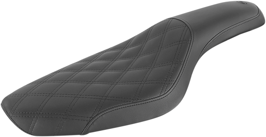 SADDLEMEN Profiler Seat - Front Lattice/Rear Smooth - Black - XL 879-03-149