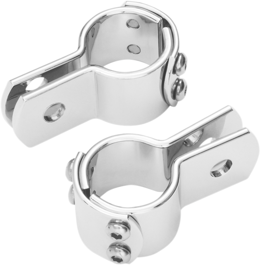 SHOW CHROME Clamp - 1-1/4" - Round 22-125