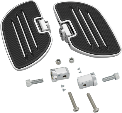 SHOW CHROME Driver Board - Chrome - GL1800 21-359