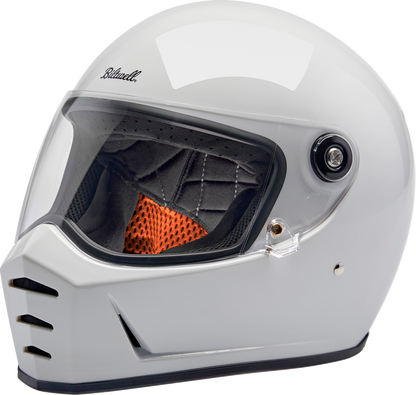 BILTWELL Lane Splitter Helmet - Gloss White - Small 1004-104-502