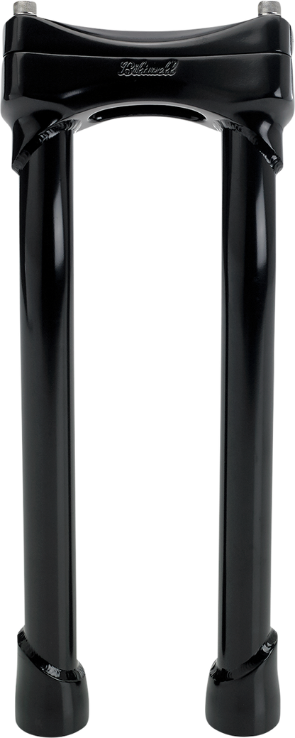 BILTWELL Risers - Murdock - Oversized - Pullback - 12" - Black 6414-201-12