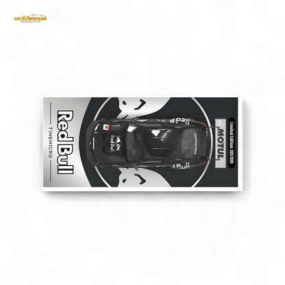 TimeMicro BMW M4 Modified Widebody Silver R e d B u l l - Figure Version 1:64