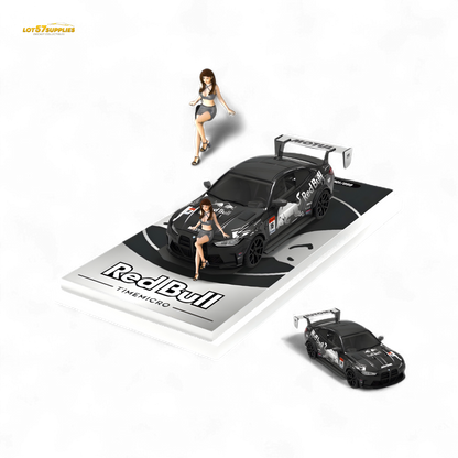 TimeMicro BMW M4 Modified Widebody Silver R e d B u l l - Figure Version 1:64