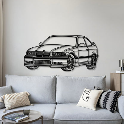 E36 Perspective Metal Car Wall Art  - MT0431