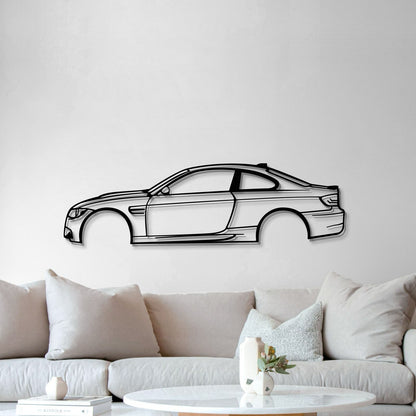 M3 E92 Metal Car Wall Art - MT1008