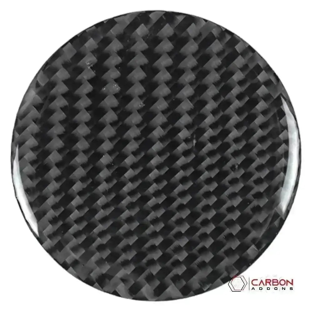 Real Carbon Fiber Storage Glove box Handle Overlay | 2015-2020 F150
