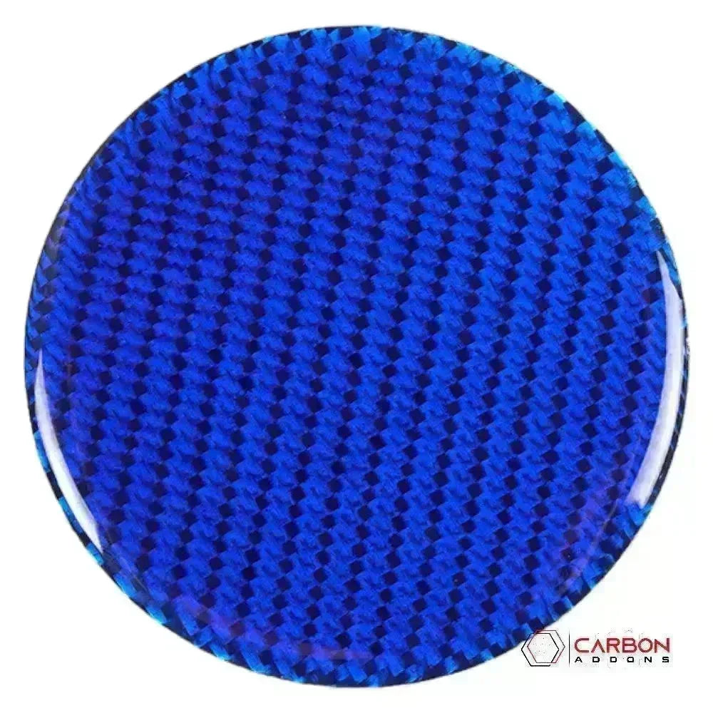 C8 Corvette Real Carbon Fiber Steering Wheel Button Trim Covers | Interior Upgrade (2020–2027)