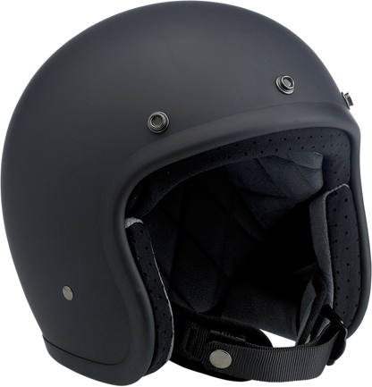 BILTWELL Bonanza Helmet - Flat Black - Small 1001-201-202