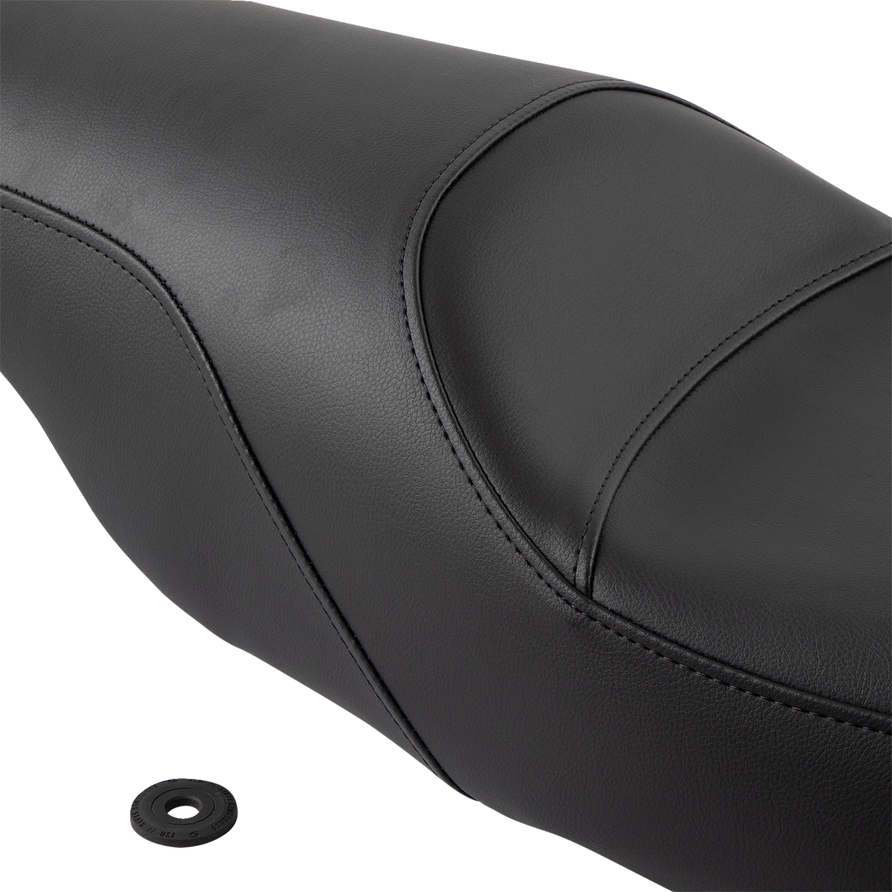 SADDLEMEN Seat - Profiler - Black - Smooth - FLHT 808-07B-047