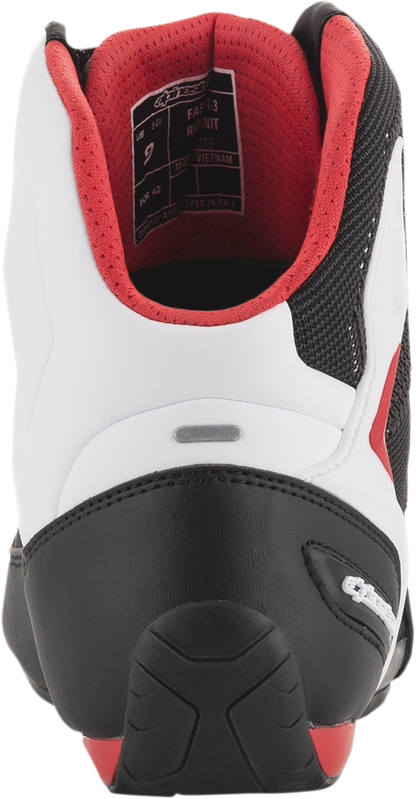 ALPINESTARS Faster-3 Rideknit® Shoes - Black/White/Red - US 11.5 2510319123-11.5