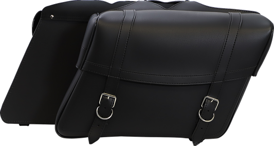 SADDLEMEN Highwayman Slant-style Saddlebags - Jumbo X021-02-042