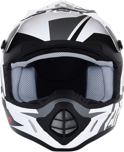 AFX FX-17 Helmet - Aced - Matte White/White - 2XL 0110-6498