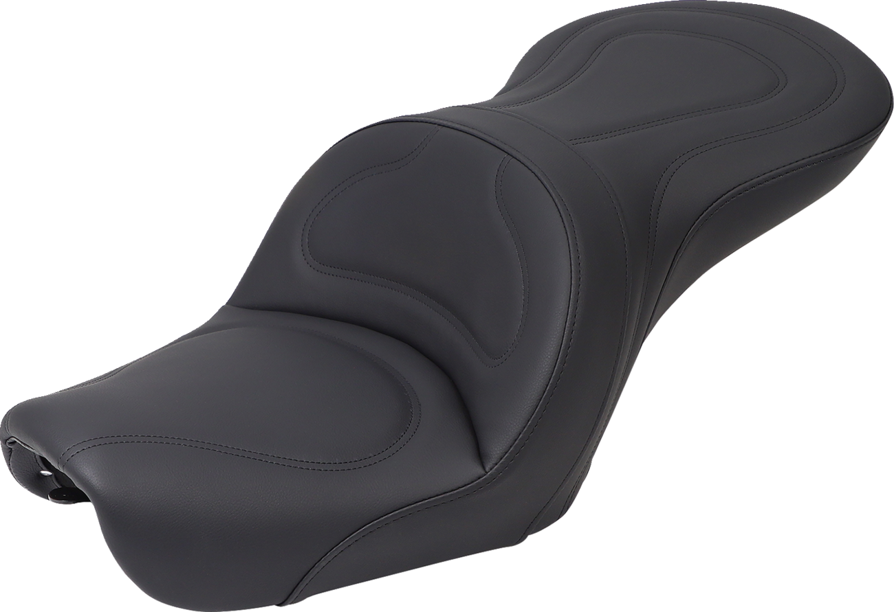 SADDLEMEN Seat - Explorer - Without Backrest - Stitched - Black - FXD '04-'05 804-04-0291
