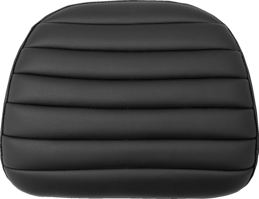 SADDLEMEN Touring Sissy Bar Pad - Black - Tuck-n-Roll - Indian '14-'22 61146