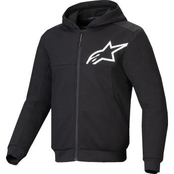 ALPINESTARS Chrome v2 Sport Hoodie - Black/White - Small 4200325-12-S