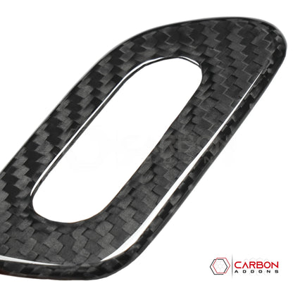C7/C8 Corvette Real Carbon Fiber Sun Visor Garage Door Opener Trim Cover | 2014-2027