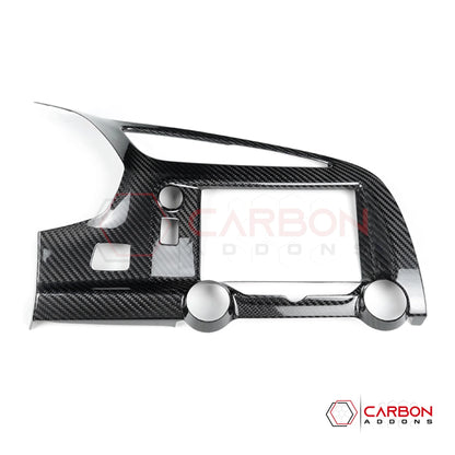 C7 Corvette 2014-2019 Carbon Fiber Multimedia Dash Trim Cover
