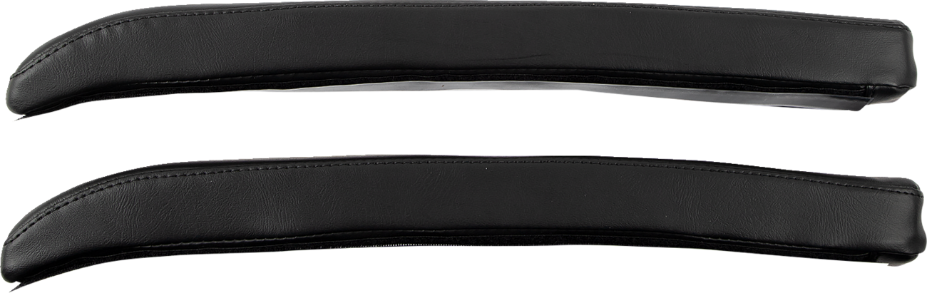 SHOW CHROME Kaliber Armrest Pads - Black w/ Black Stitching - Slingshot '15-'22 H44-1BK