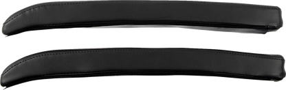 SHOW CHROME Kaliber Armrest Pads - Black w/ Black Stitching - Slingshot '15-'22 H44-1BK