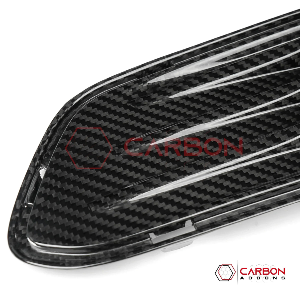 Carbon Fiber Rear Bumper Vent Inserts for C8 Corvette Z06, E-Ray & ZR1