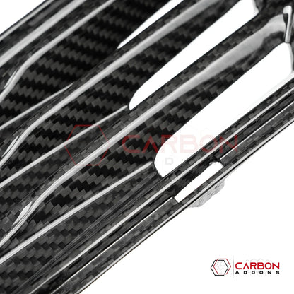 Carbon Fiber Rear Bumper Vent Inserts for C8 Corvette Z06, E-Ray & ZR1