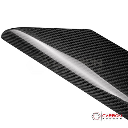 C8 Corvette Real Carbon Fiber Inner Door Upper Panels | Stingray, Z51, Z06 & E-Ray (2020–2026)