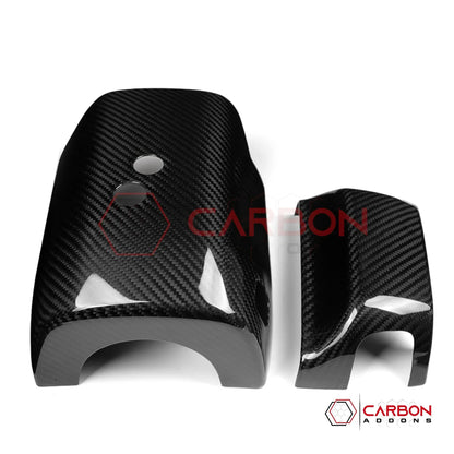 C8 Corvette Real Carbon Fiber Steering Column Trim Cover | Interior Upgrade (2020-2027)