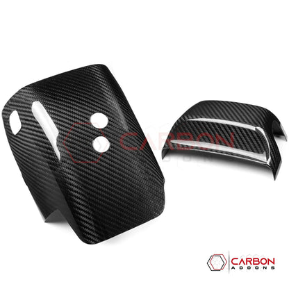 C8 Corvette Real Carbon Fiber Steering Column Trim Cover | Interior Upgrade (2020-2027)