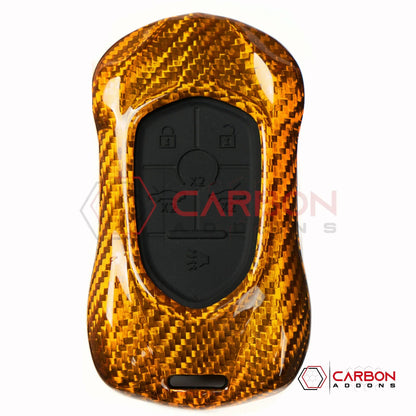 C8 Corvette Real Carbon Fiber Key Fob Cover – Speed-Form Design (2020-2026)