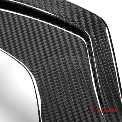 C8 Corvette Z51, Z06 & Stingray | GT2/GT3 Seat Adjustment Button Cover Trim | Real Dry Carbon Fiber