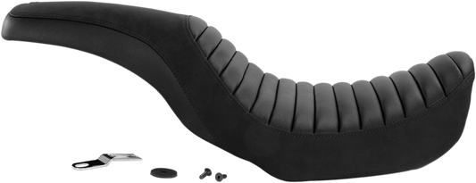 SADDLEMEN Profiler Tuck-n-Roll Seat - Black - Dyna '06-'17 806-04-148