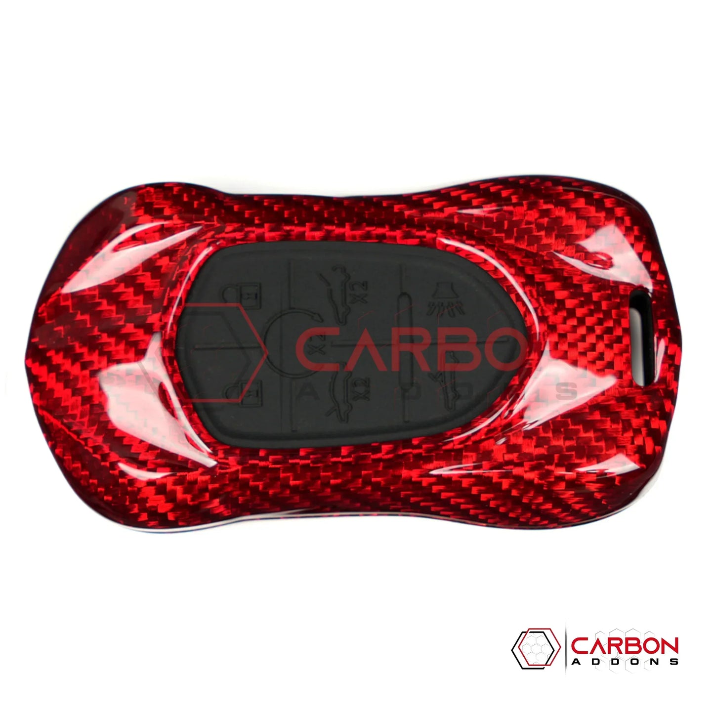 C8 Corvette Real Carbon Fiber Key Fob Cover – Speed-Form Design (2020-2026)