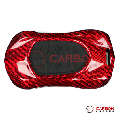 C8 Corvette Real Carbon Fiber Key Fob Cover – Speed-Form Design (2020-2026)