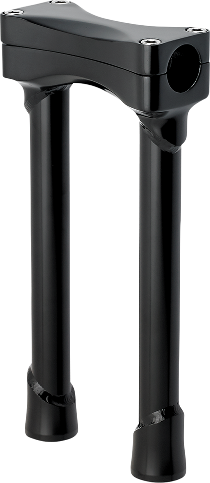 BILTWELL Risers - Murdock - Oversized - 10" - Black 6413-201-10