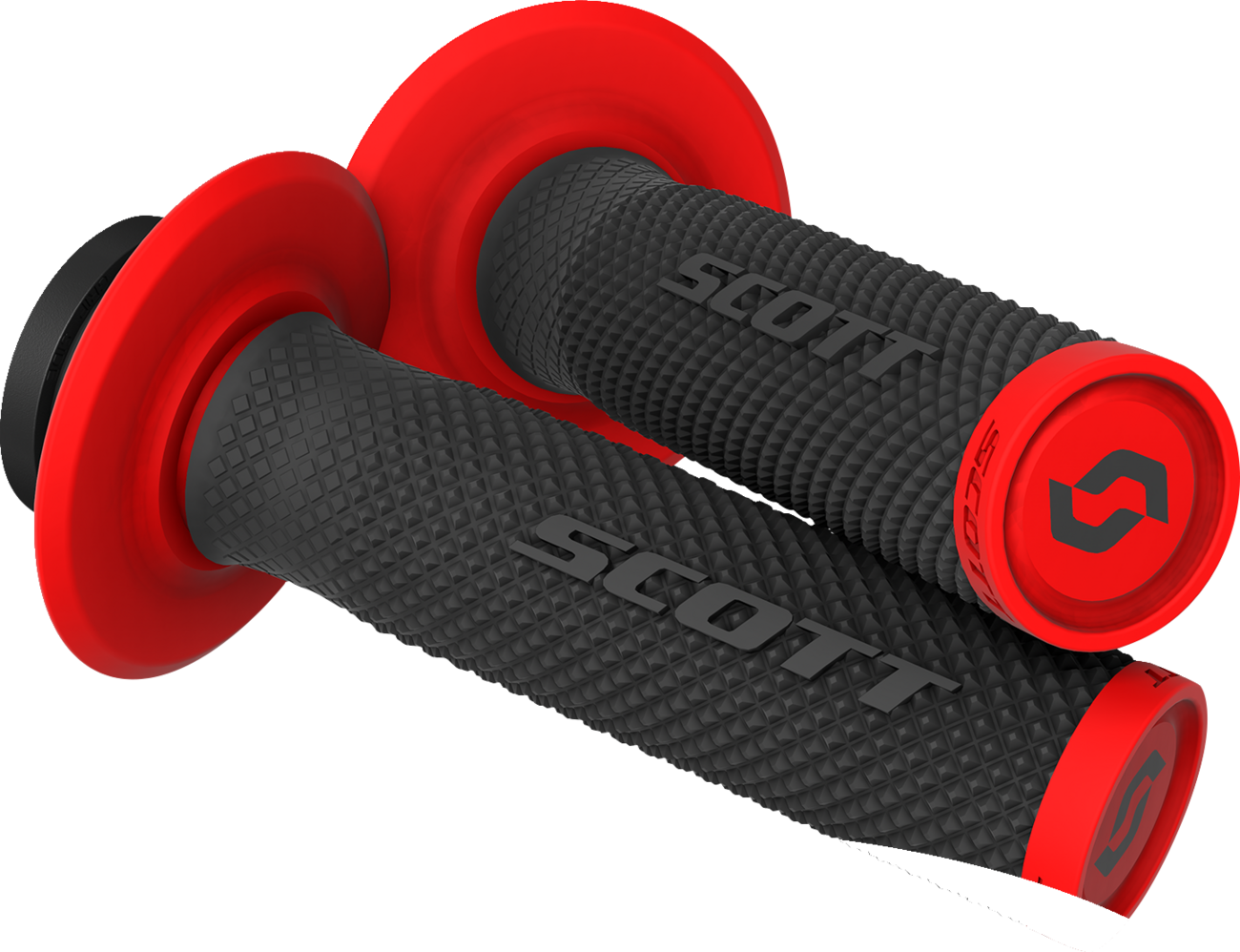 SCOTT Grips - SX II - Lock-On - Black/Red 292452-1042222